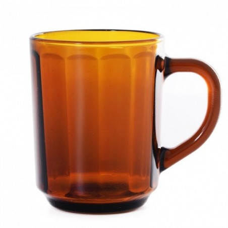 Caneca De Vidro Americana Âmbar Solar 230 Ml