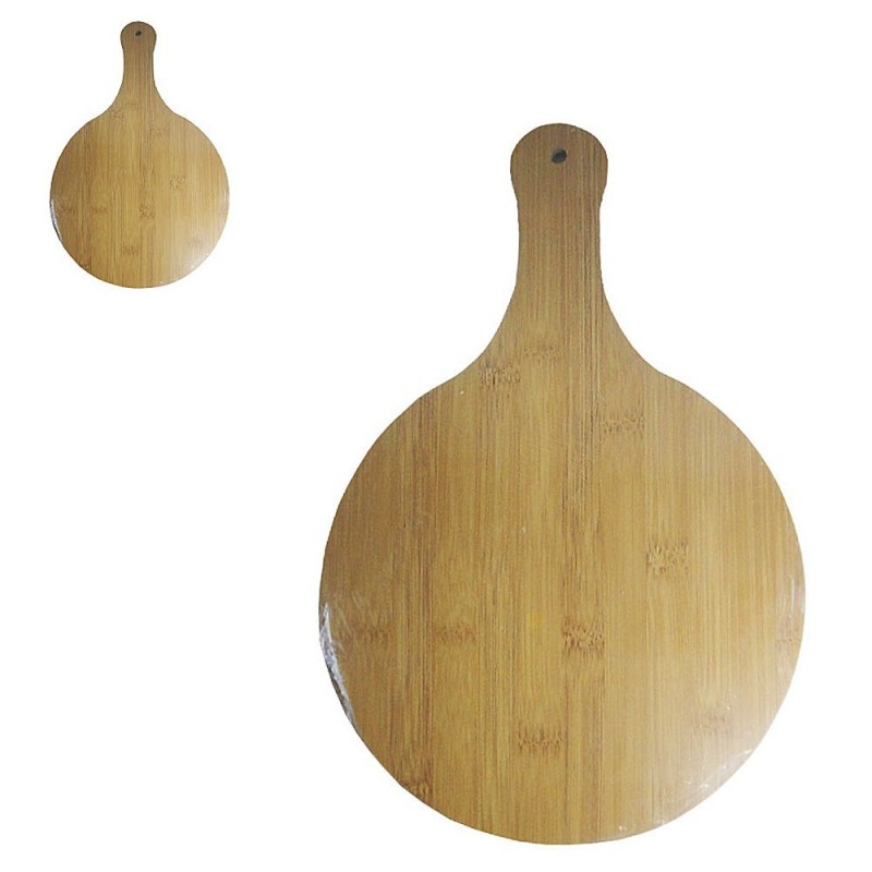 Tábua Corte Multiuso Redonda Bambu 43 Cm