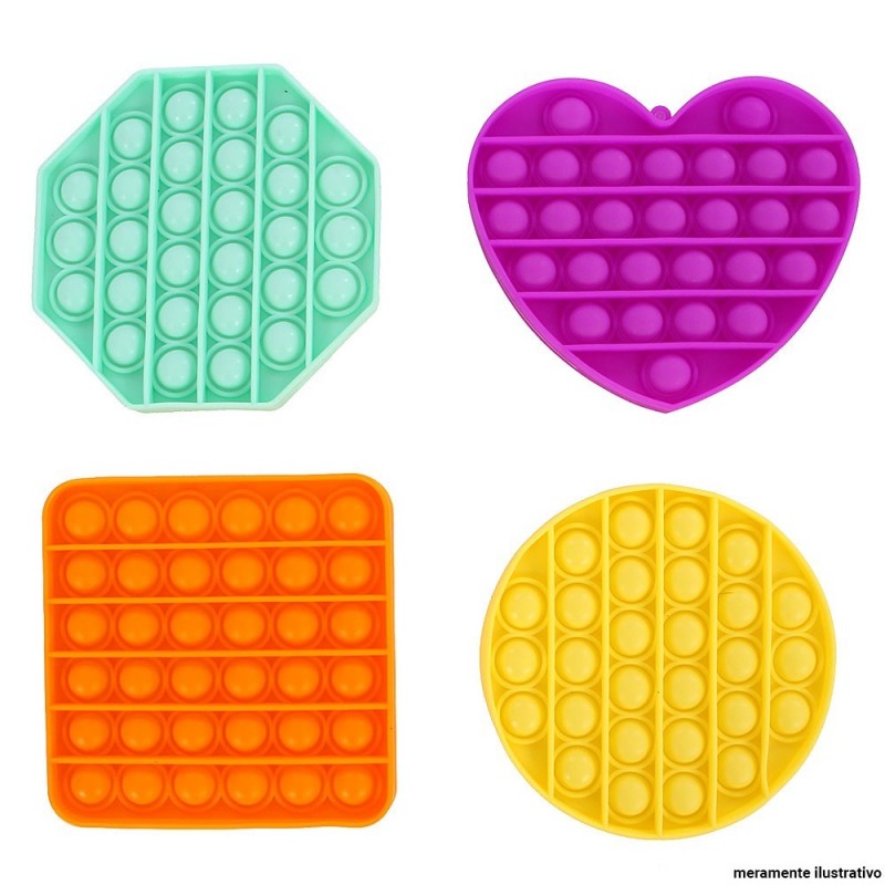Brinquedo Sensorial Anti Stress Pop It Fidget Pronta Entrega