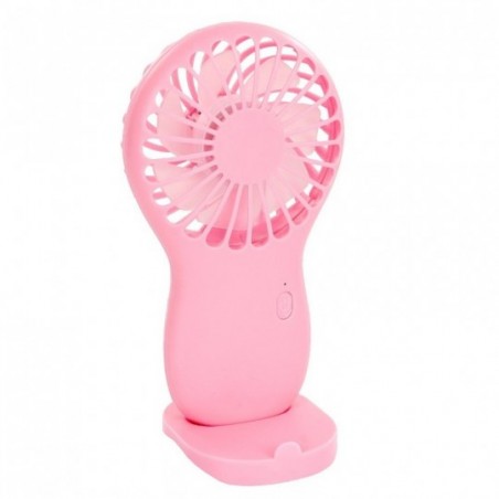 Mini Ventilador Portátil De Mão Com Suporte Celular
