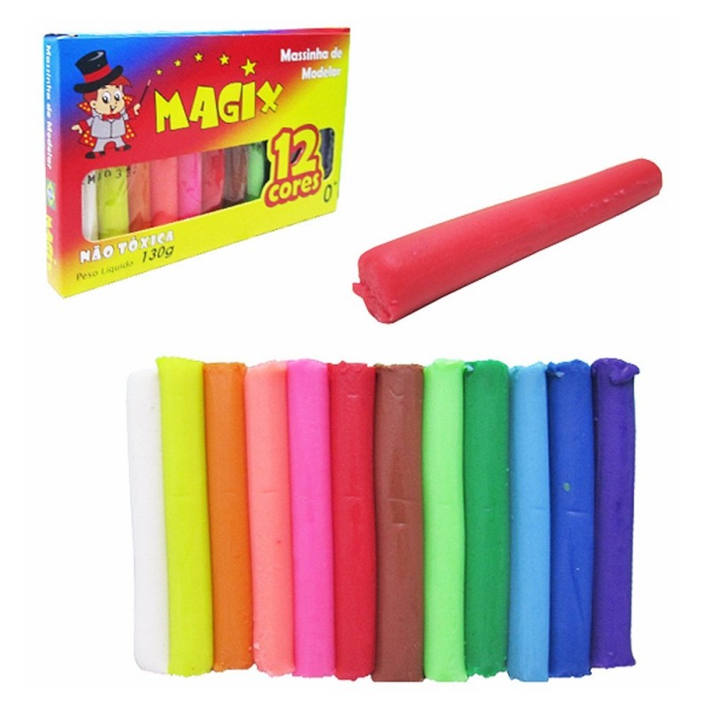 Promoção Massinha Infantil Com 12 Cores Magix