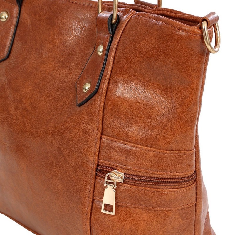 Bolsa Feminina Executiva Média Alto Relevo Bolsos Alça Dupla