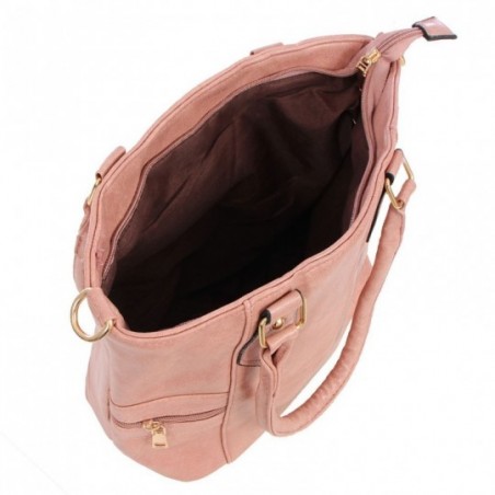 Bolsa Feminina Executiva Média Alto Relevo Bolsos Alça Dupla