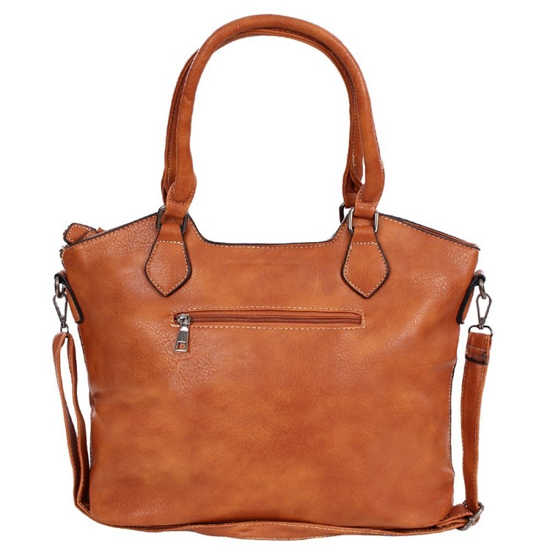 Bolsa Feminina Ombro Grande Tassel Relevo Repartições