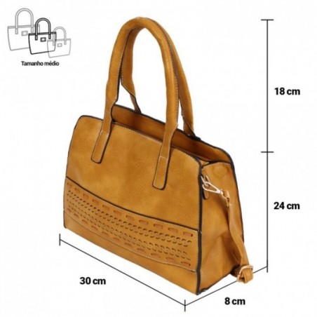 Bolsa Feminina Estruturada Ombro Totem Média No Atacado