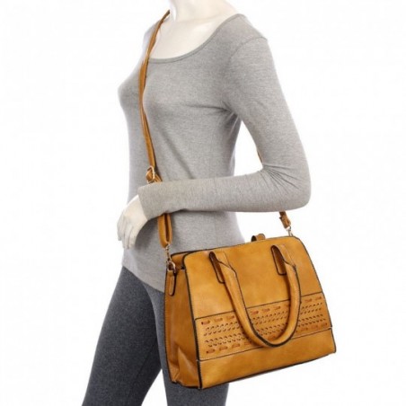 Bolsa Feminina Estruturada Ombro Totem Média No Atacado