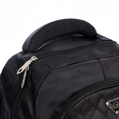 Mochila Feminina Preta Média 2 Repartições Em Promoção