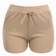 Short Feminino Malha Cós Alto Cores lisas Cordão Bolsos