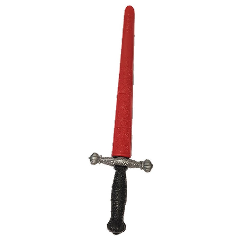 Espada Infantil Medieval Colorida Com Capa Brinquedo Atacado
