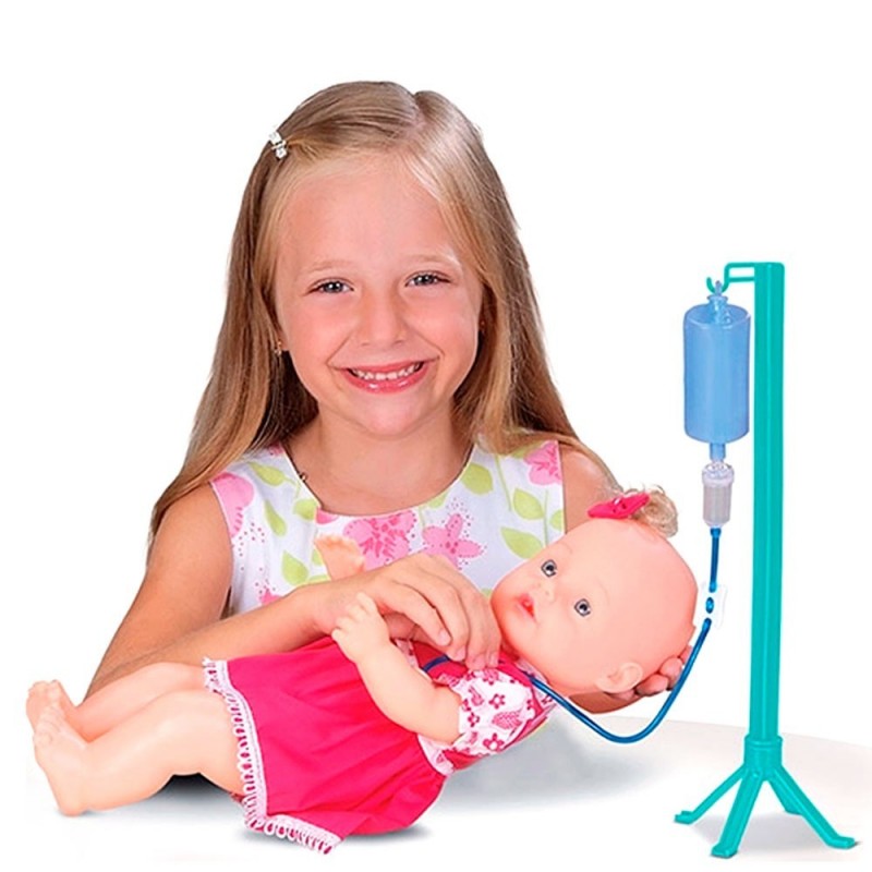 Boneca Analú Sorinho Kit Médico Com 11 Acessórios Sid-nyl
