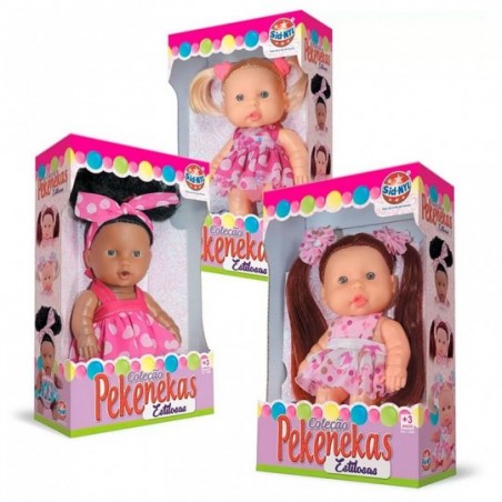 Boneca Infantil Meninas Coleção Pekenekas Estilosas Sid-nyl