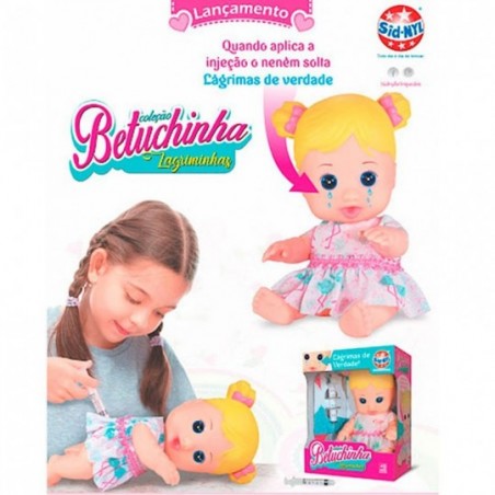 Boneca Infantil Coleção Betuchinha Lagriminhas Sid-nyl