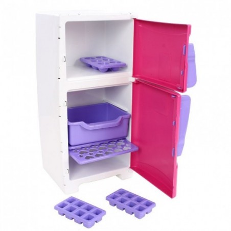 Geladeira Mini Freezer Brinquedo Infantil Colorida BS Toys