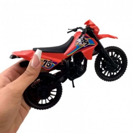 Moto De Trilha Mini Brinquedo Infantil Roda Livre Na Solapa