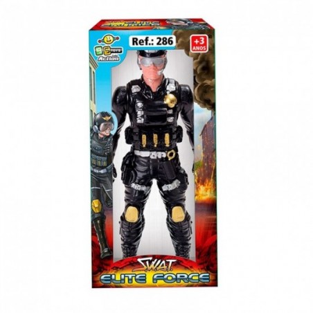 Boneco Soldado Brinquedo S.W.A.T Elite Force BS Toys