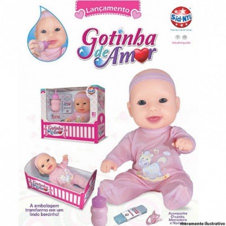 Boneca Infantil Gotinhas De Amor Com Acessórios Sid-nyl