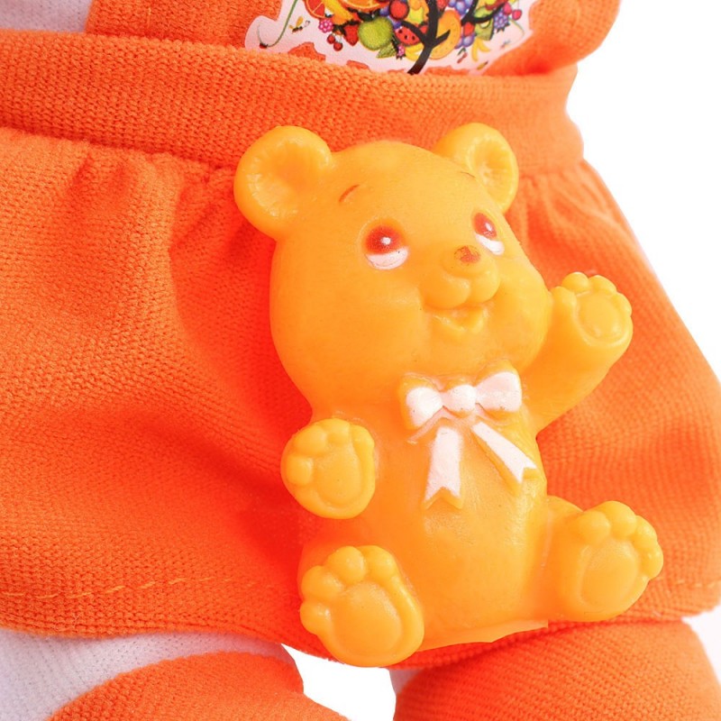 Boneca Infantil Cheirinho Fruta Com Ursinho Apolo 24 Cm