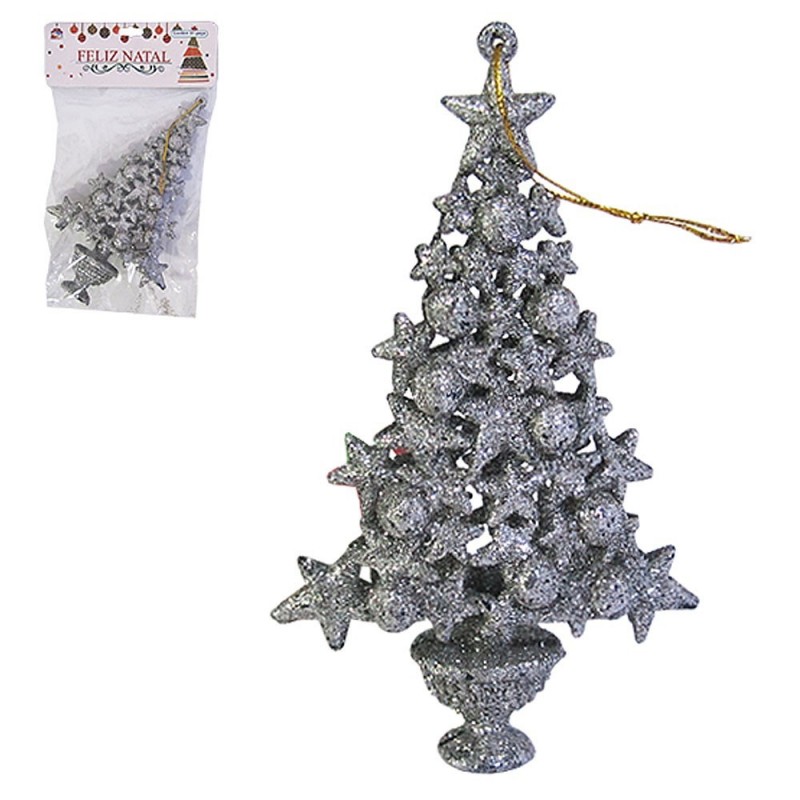 Enfeite Pinha Com Glitter 15 Cm Árvore De Natal No Atacado