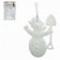 Enfeite Boneco Neve Glitter De Pendurar 10 Cm Atacado