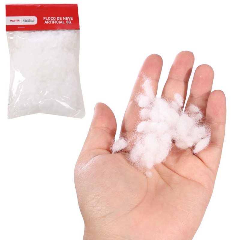 Floco De Neve Artificial Enfeite Natal 8G Atacado