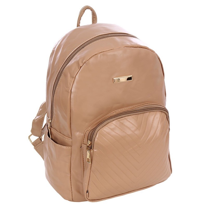 Bolsa Mochila Feminina Média Alto Relevo Matelassê PU