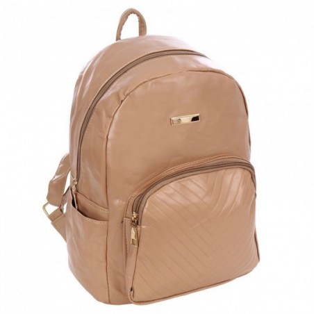 Bolsa Mochila Feminina Média Alto Relevo Matelassê PU