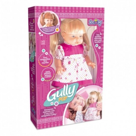 Boneca Infantil Bebezão Grande Gully Pop Nova Toys