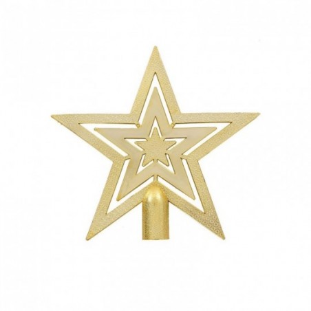  Estrela Ponteira Plástica Vazada Colorida 14X13,5