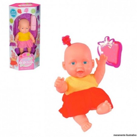 Boneca Duquinha Infantil Morango Chupeta Mamadeira Promoção