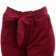 Calça Feminina Pantacourt Lisa Cintura Elástica Amarração