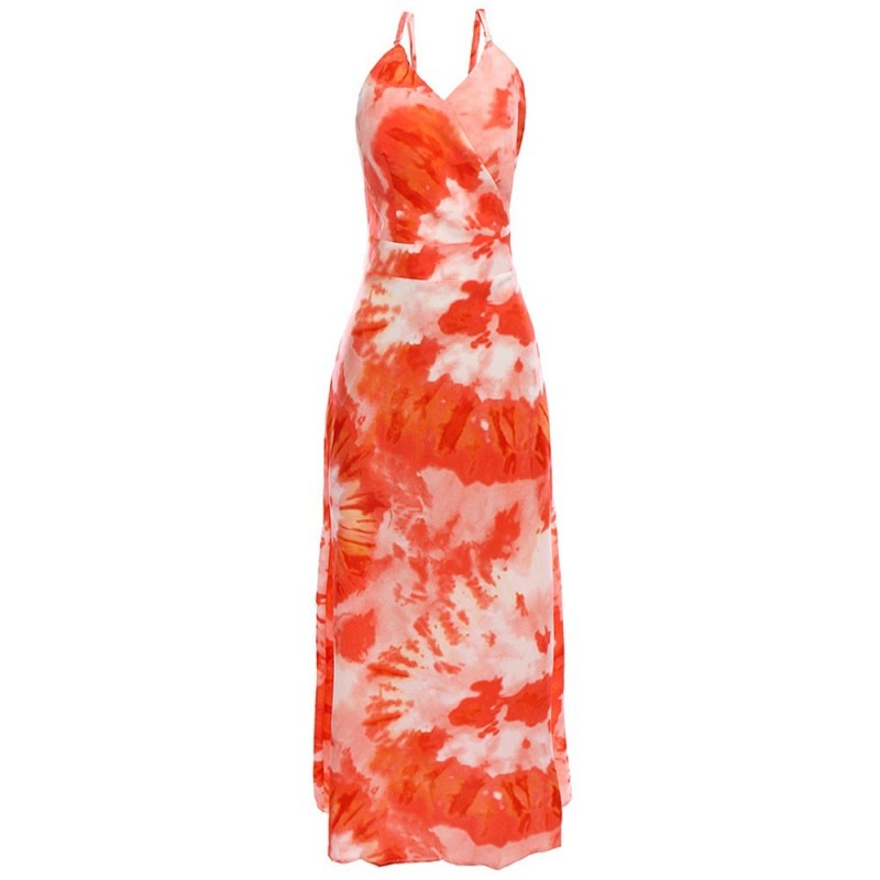 Vestido Feminino Midi Decote Transpassado Alcinha Bojo