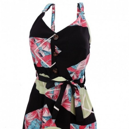 Vestido Feminino Longo Godê Bojo Alça Estampado Promoção