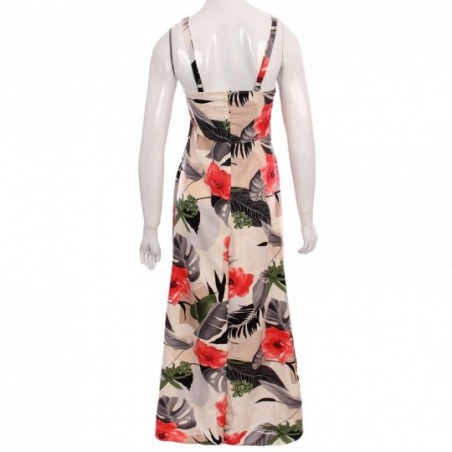 Vestido Feminino Longo Godê Bojo Alça Estampado Promoção