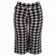 Calça Feminina Pantacourt Xadrez Bolsos Amarração