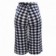 Calça Feminina Pantacourt Xadrez Bolsos Amarração