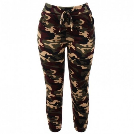 Calça Feminina Jogger Pantacourt Camuflada Roupa Atacado