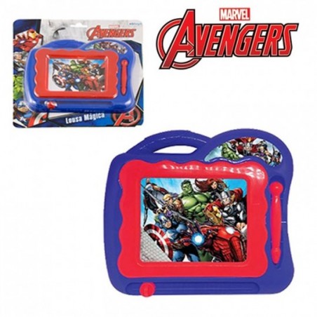 Lousa Mágica Infantil C/ Caneta Avangers Etitoys 18X16 CM