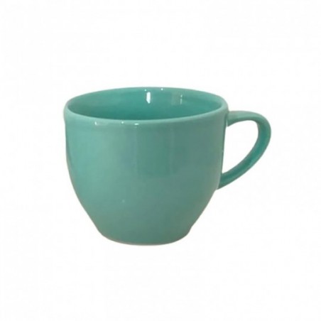 Xícara Porcelana De Chá Lisa Verde 170 Ml No Atacado