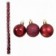 Kit 15 Bolas Vinho Enfeite Árvore Natal 4 Cm Glitter Fosca