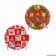 Kit 3 Bandejas Redondas Natalinas Estampada  20 Cm