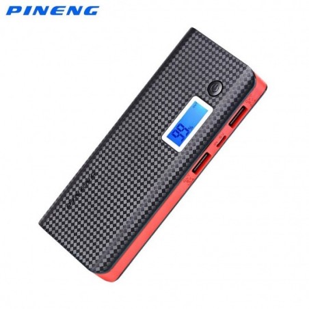Carregador Power Bank 3 Entradas Com Lanterna 10000mAh
