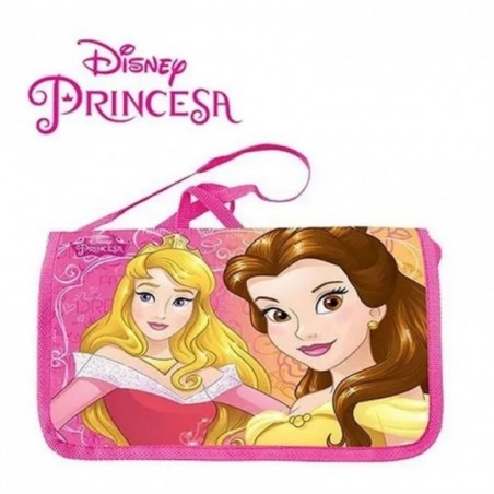 Bolsa Transversal Infantil Rosa Princesas Bela Adormecida
