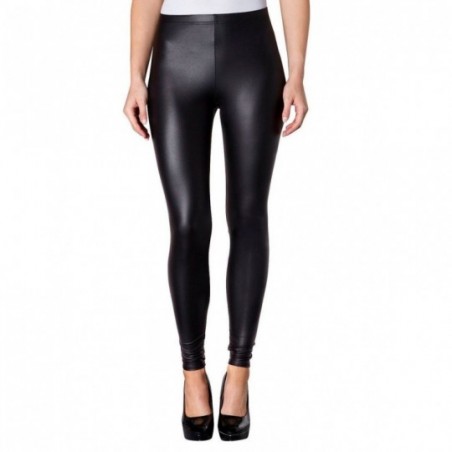 Calça Legging Feminina Fitness Cirrê Preta Cós Alto