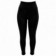 Calça Legging Feminina Fitness Cirrê Preta Cós Alto