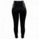 Calça Legging Feminina Fitness Cirrê Preta Cós Alto