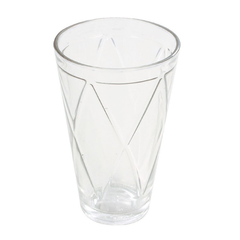 Copo De Vidro Detalhes Dipo Triângulo 300ml