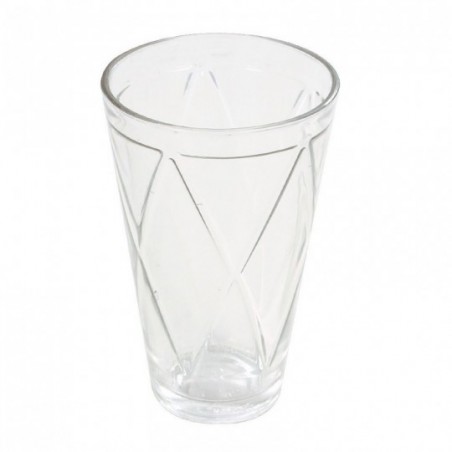 Copo De Vidro Detalhes Dipo Triângulo 300ml