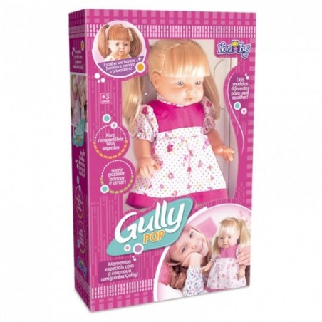 Boneca Infantil Bebezão Grande Gully Ruiva Nova Toys