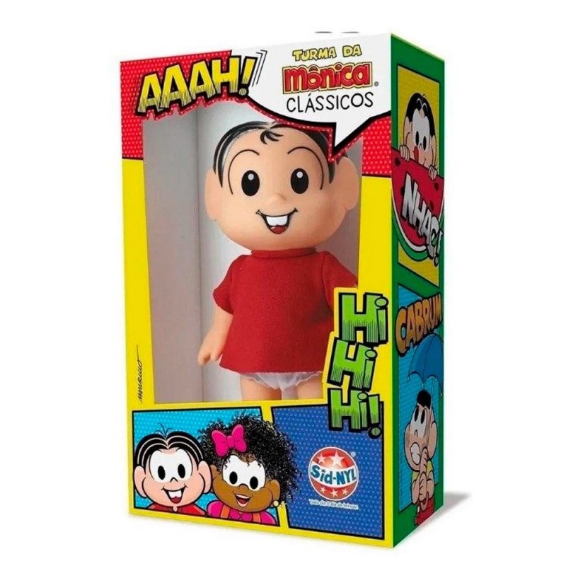 Boneca Turma Da Mônica Clássicos Mônica 24 Cm Sid Nyl