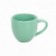 Xícara Porcelana De Café Lisa Verde 95 Ml No Atacado